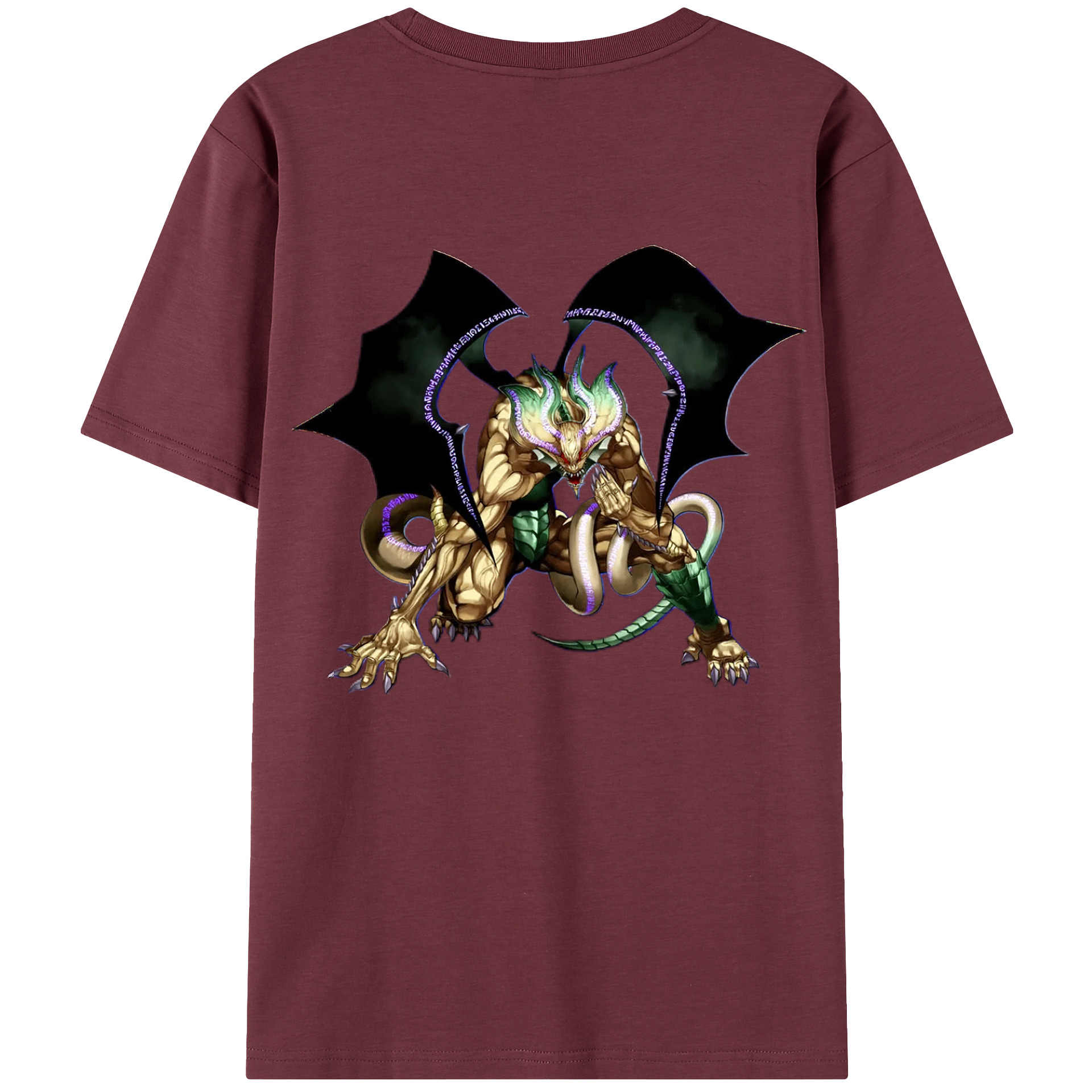 （画像用） 遊☆戯☆王 Yu-Gi-Oh! 綿100％半袖Tシャツ（背面プリント）